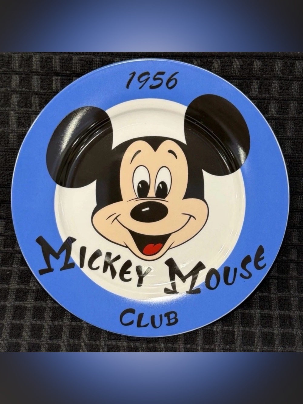 Vintage 1956 Mickey Mouse Club Disney Plate
Collectible Decor 1950s 8”